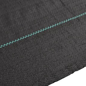 vidaXL Μεμβράνη Εδαφοκάλυψης Μαύρη 4x25 μ. από Πολυπροπυλένιο
