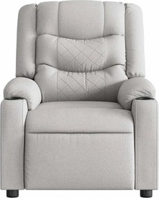 vidaXL Ανακλινόμενη καρέκλα Γκρι σύννεφο Ύφασμα