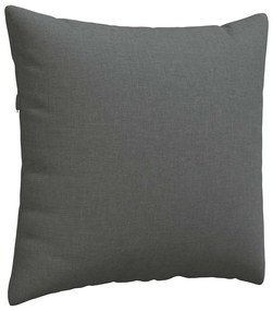 vidaXL Μαξιλάρι Καναπέ 2 pcs Σκούρο Γκρι 50 x 50 cm ύφασμα