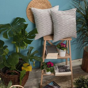 Μαξιλαροθήκη Διακοσμητική Giardino 04 Grey Teoran 65Χ65 Cotton-Polyester