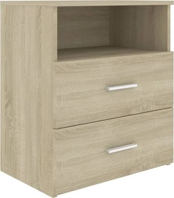 vidaXL Κομοδίνα 2 τεμ. Sonoma Δρυς 50 x 32 x 60 εκ.