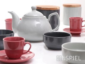 Φλυτζάνι Espresso 100ml + Πιατάκι Espiel Essentials Pomegranate OWD105K6