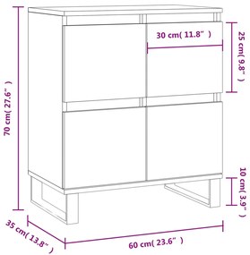 ΝΤΟΥΛΑΠΙ ΜΑΥΡΟ 60X35X70 ΕΚ. ΑΠΟ ΕΠΕΞΕΡΓΑΣΜΕΝΟ ΞΥΛΟ 831221