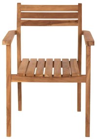 ΠΟΛΥΘΡΟΝΑ ERIETTA ΞΥΛΟ TEAK ΣΤΟΙΒΑΖΟΜΕΝΗ HM9534 ΣΕ ΦΥΣΙΚΟ ΧΡΩΜΑ 60x54x87Y εκ.