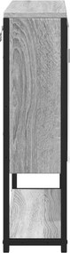 vidaXL Καθρέφτης Μπάνιου Ντουλάπι Γκρι Sonoma 60x16x60 εκ Επεξ. Ξύλο