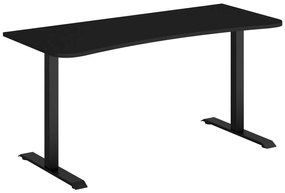 Τραπέζι γραφείου Boston 480, 75x160x68cm, 31 kg, Μαύρο | Epipla1.gr