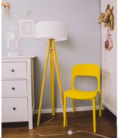 Φωτιστικό Επιδαπέδιο Wanda White-Colour  Φ45Χ140 cm Wood