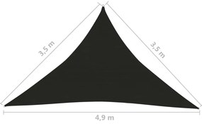 ΠΑΝΙ ΣΚΙΑΣΗΣ ΜΑΥΡΟ 3,5 X 3,5 X 4,9 Μ. ΑΠΟ HDPE 160 ΓΡ./Μ² 311752