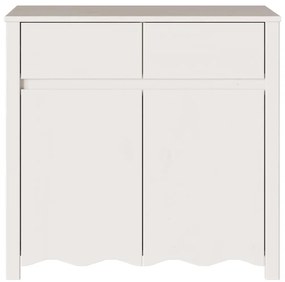 vidaXL Πλαϊνό γραφείο Drammen Λευκό 79 x 43 x 75.5 εκ