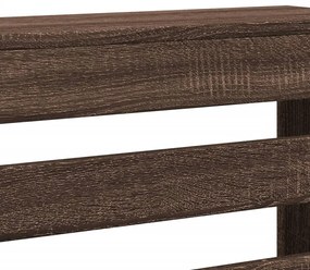 vidaXL Κάλυμμα Καλοριφέρ Καφέ Δρυς 104x20x82 εκ. Επεξεργασμένο Ξύλο