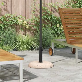 vidaXL Βάση ομπρέλας Κίτρινο, Μαύρο 45 x 45 x 40 cm Σκυρόδεμα, Μέταλλο
