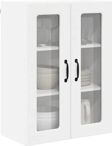 vidaXL Ραφιέρα τοίχου PORTO Λευκό 60 x 31 x 80 cm Επεξεργασμένο Ξύλο