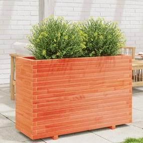 vidaXL Ζαρντινιέρα Καφέ Κεριού 110x40x72,5 εκ. από Μασίφ Ξύλο Πεύκου