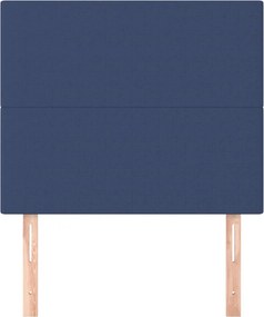 vidaXL Κεφαλάρι Μπλε 100x5x118/128 εκ. Ύφασμα