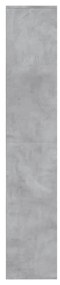 Παπουτσοθήκη Γκρι Σκυροδέματος 54x34x183 εκ. από Μοριοσανίδα - Γκρι