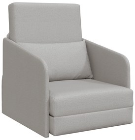 vidaXL Καναπές Κρεβάτι 2-σε-1 Συννέφο Γκρι 65x80x83 εκ. Υφάσματος