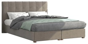 Bed EVE BOX with Storage space Εκρού - Taupe