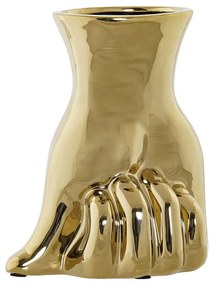 Βάζο DKD Home Decor Χρυσό Πήλινα 17 x 12 x 21 cm (x2)