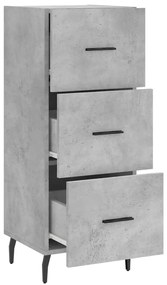vidaXL Ντουλάπι Γκρι Σκυροδέματος 34,5x34x90 εκ. Επεξεργασμένο Ξύλο