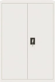 vidaXL Αρχειοθήκη Λευκή 90 x 40 x 140 εκ. Ατσάλινη
