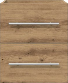 vidaXL Ντουλάπι νιπτήρα με συρτάρι Artisan Oak 38,5 x 41 x 48 εκ
