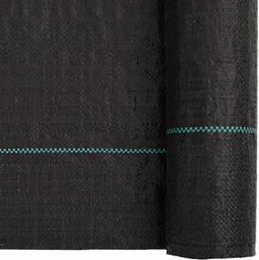 vidaXL Μεμβράνη Εδαφοκάλυψης Μαύρη 1x50 μ. από Πολυπροπυλένιο