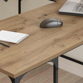 vidaXL Γραφείο Artisan Oak Επεξεργασμένο ξύλο 139 x 139 x 75 εκ.