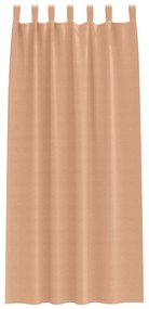 vidaXL Κουρτίνες 2 pcs Ανοιχτό καφέ 245 x 140 εκ. Πολυεστέρας
