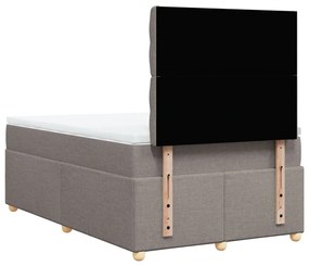 ΚΡΕΒΑΤΙ BOXSPRING ΜΕ ΣΤΡΩΜΑ TAUPE 120X200 ΕΚ. ΥΦΑΣΜΑΤΙΝΟ 3291258