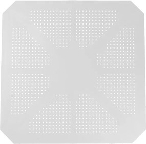 Τραπεζαρία Icon-Ignite pakoworld σετ 3τεμ PP σε λευκή απόχρωση