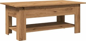 vidaXL Τραπεζάκι Σαλονιού Αρτισιανή Δρυς 102x55x42εκ. Επεξ. Ξύλο