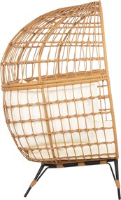 ΠΟΛΥΘΡΟΝΑ ΦΩΛΙΑ MIAMI 2 ΑΤΟΜΩΝ ΤΥΠΟΥ RATTAN HM5870.11 132.5x90x154Υεκ