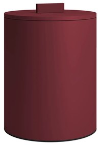 Καλάθι Απορριμμάτων Πάγκου 6lt Ανοξείδωτο Matt Bordeaux Pam &amp; Co Φ20x25εκ. 2326-153