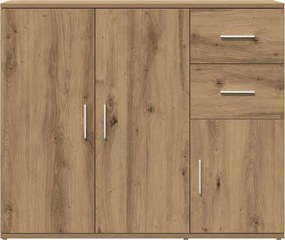 vidaXL Μπουφές από Τεχνητό Δρυς 91x29,5x75 εκ. από Τεχνητό Ξύλο