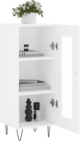 vidaXL Ντουλάπι Λευκό 34,5 x 34 x 90 εκ. από Επεξεργασμένο Ξύλο