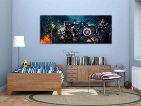 Παιδικός πίνακας σε καμβά The Avengers KNV0146 40cm x 90cm