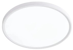 Πλαφονιέρα οροφής LED 40W 3CCT (by switch on base) σε λευκή απόχρωση D:50x2,5cm (42036-B-White) - 42036-B-White