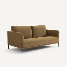 Καναπές compact από λινό βελούδο, Oscar