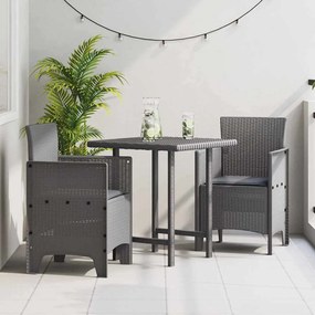 vidaXL Καρέκλα Κήπου 2 pcs Ανοιχτό γκρι 53 x 49 x 85 εκ. PP