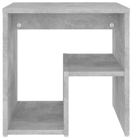 vidaXL Κομοδίνα 2 τεμ. Γκρι Σκυροδέμ. 40 x 30 x 40 εκ. από Επεξ. Ξύλο