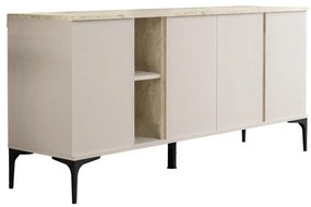 Vetine sideboard in white shade 180x45x80cm 180x45x80 εκ.