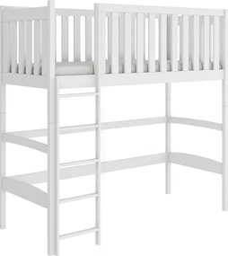 LAURA 90x200 white loft bed Lano Furniture