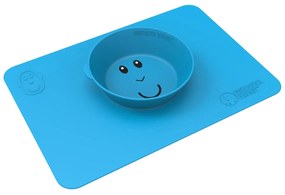 Δίσκος Εκπαίδευης Φαγητού Matchstick Monkey Anti-Slip Bowl Blue