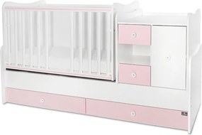 BED MINI MAX NEW 190/72 COLOUR WHITE/ORCHID PINK