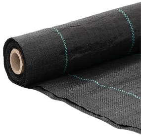 vidaXL Μεμβράνη Εδαφοκάλυψης Μαύρη 1x25 μ. από Πολυπροπυλένιο