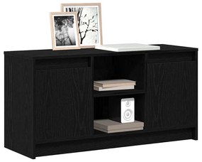 vidaXL Ντουλάπι TV Μαύρο 100 x 34 x 50 εκ Επεξεργασμένο ξύλο
