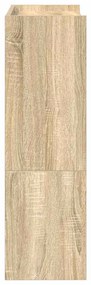 Ράφι παπουτσιών Sonoma Oak 60x25x81 cm Κατασκευασμένο ξύλο - Καφέ