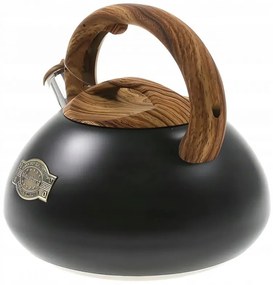 Klausberg KB 7565, 3 L, παχιά βάση, επαγωγική, μαύρο/καφέ