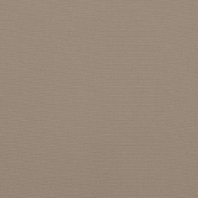 Μαξιλάρι Πάγκου Κήπου Taupe 200x50x7 εκ. Ύφασμα Oxford - Μπεζ-Γκρι