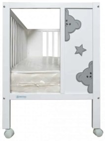 Βρεφικό Κρεβάτι  Life  White  60x130εκ.  453-02  Bebe Stars